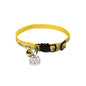 Adjustable Pet Cat Collar Quick Release Safety Buckle Anti-lost Cat Necklace Cat Pattern with Cat Face Pendant Bell