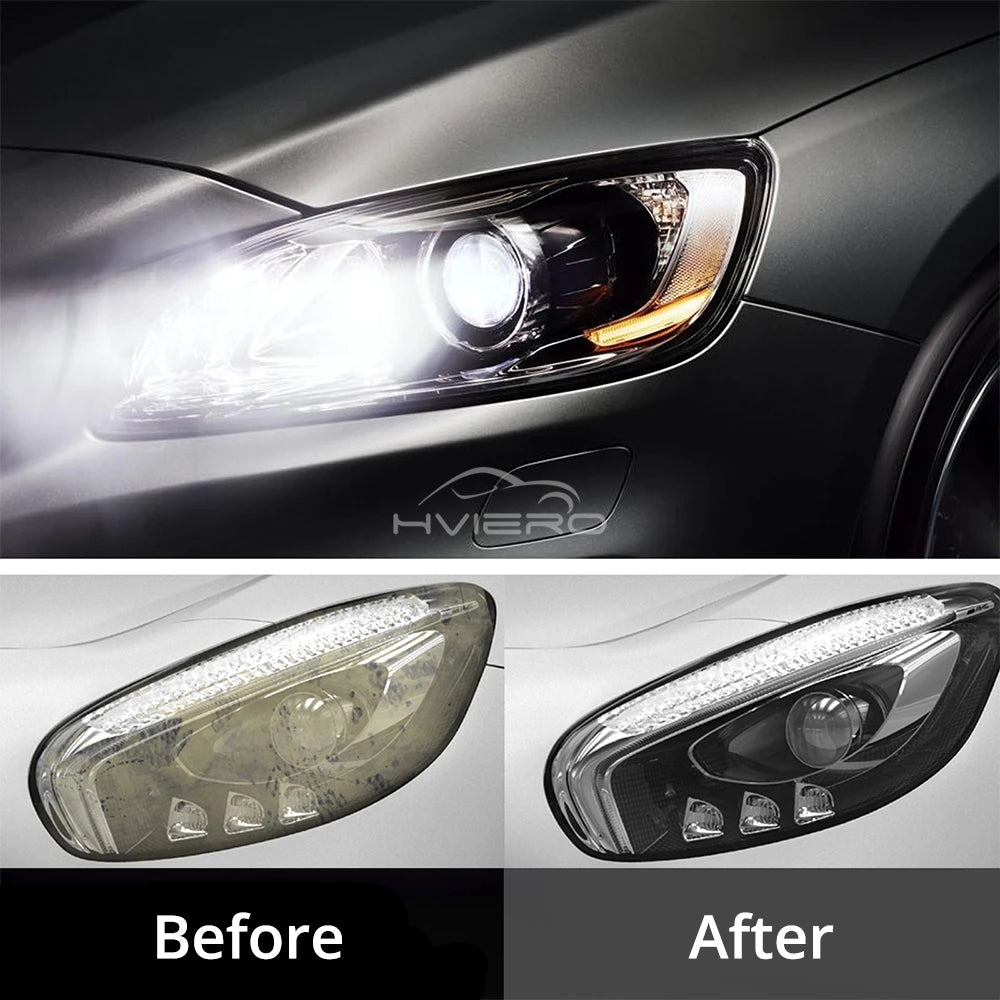 Car Headlight Scratch Repair fog Remover 10/30/50ml Light Cleaner Automotive Restoration Kit Polishing Cleaning Maintenance tool