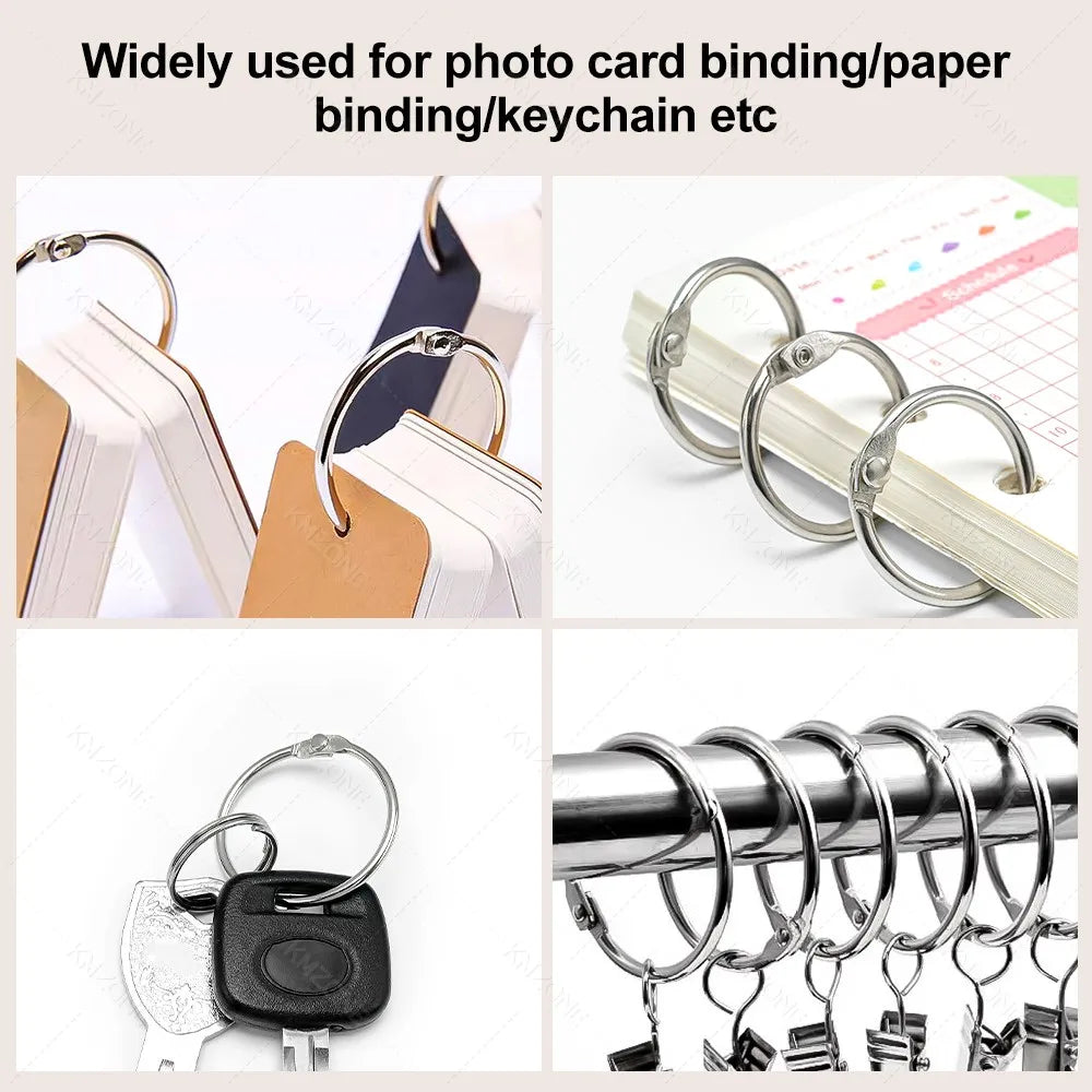 A4 Laminator Accessories 50pcs Laminating Film Pouch Lightweight Paper Cutter Binder Ring,Hole Corner Puncher, for Photo/File