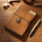 Fromthenon Leather TN Travel Notebook Handbook Diary First Layer Cowhide Diary Handbook Notes Handmade Loose-leaf Notebook