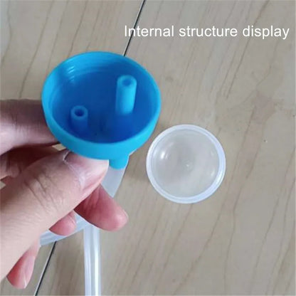 Mouth Suction Nasal Aspirator for Baby Infant Cleaning Nose Inhaler Nasal Mucus Clean Pipe Anti-reflux Nasal Aspirator