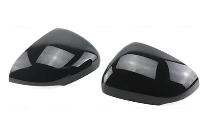 For Mercedes-Benz W177 V177 C118 X118 2018-2023 Black Carbon Fiber Car Rear View Door Wing Side Mirror Cover Caps Shell Case