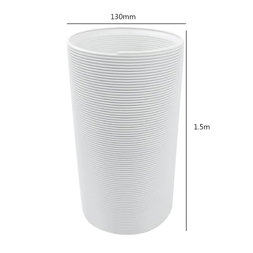 1.5/2M Portable Flexible Conditioner Exhaust Hose Tube/13/15cm Exhaust Pipe Hose Connector Interface for Mobile Air Conditioning