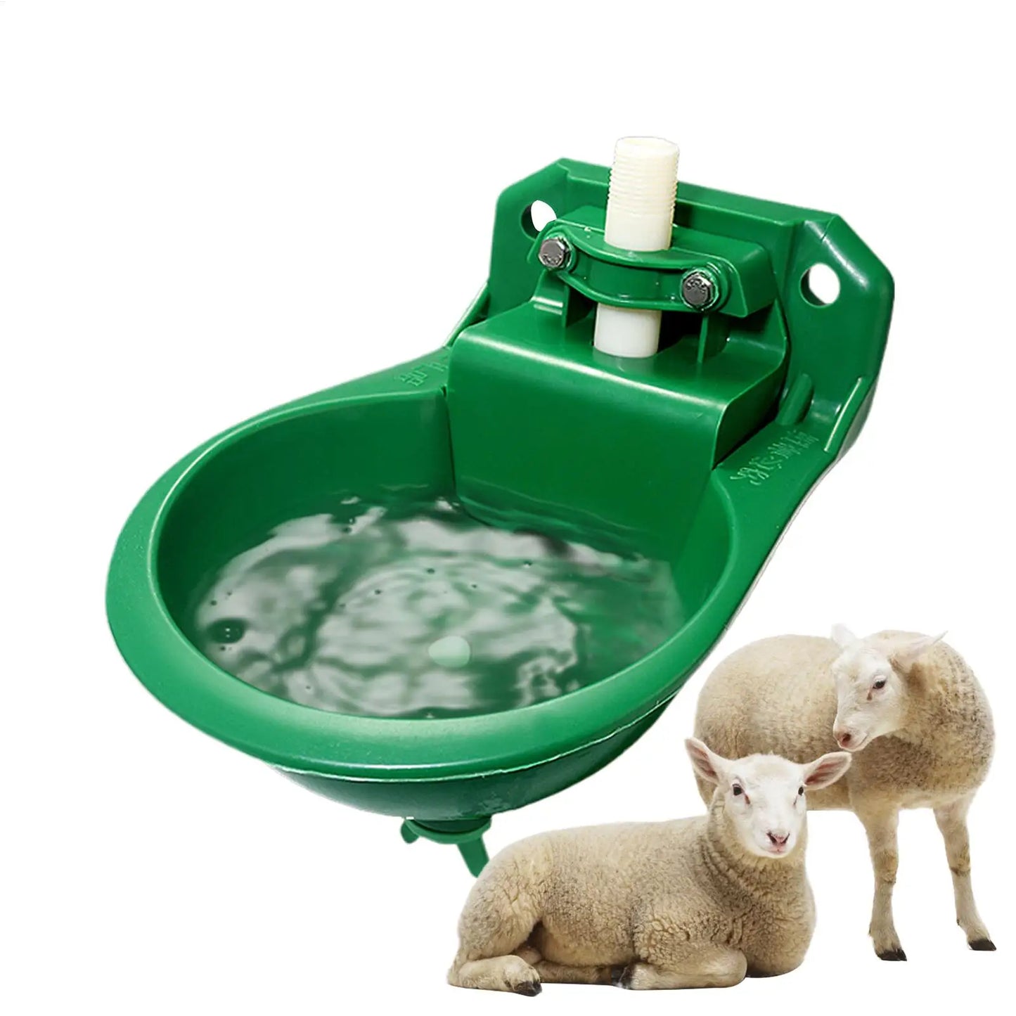 Goat Water Trough Horse Waterer Fountain Drinker Container 500ml Tank for Farm Poultry Dogs Chicken Coop Cattle Pet Sheep