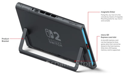 Nintendo Switch 2 Portable Game Console, 7.9 Inch Screen, 120Hz, with Joy-Con 2, Hdr, Magnetic Tv Mode, Laptop Pc