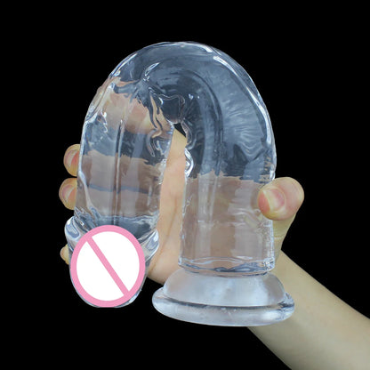 Cheap Realistic Butt Plug Jelly Dildo 5 Sizes Man Women Anal Sex Toys Gay Suction Cup Big Dick Soft Masturbators Small Penis