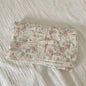 Baby Blanket Floral Soft Cotton Muslin Newborn Swaddle Wrap Receiving Blanket Quick Dry Bath Towel Baby Stroller Cover