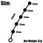 Beginner Silicone Small Anal Beads Butt Plug Ball Pull Ring Anal Stimulator Ass Butt Beads G Spot Anus Masturbation Erotic Goods