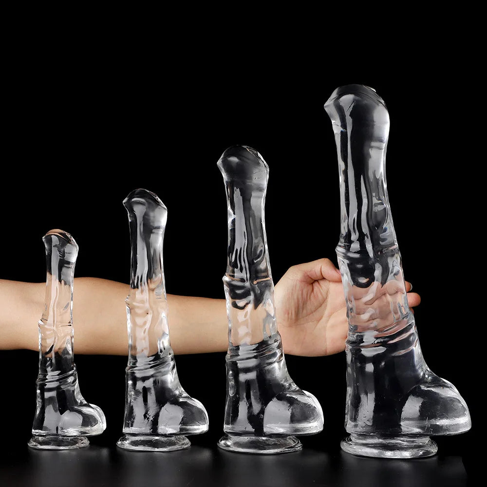 Big Horse Dildo Realistic Penis Huge Anal Plug Sex G Spot Stimulation Massage Stimulate Female Masturbator Sex Toys for Women