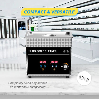 Ultrasonic Bath 3.2L 180W Cleaner Machine Power Adjust Hot Water Cleaning Bath Oil Nozzle Spark Plug Small Fuel
