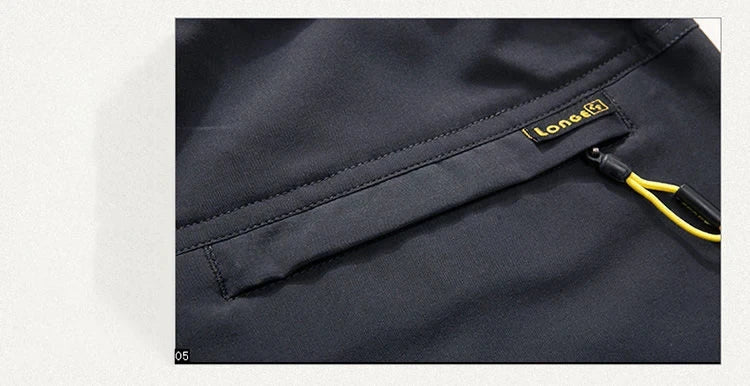 Longe Summer Quick Dry Hiking Pants Men Stretch Waterproof Tactical Pants Zipper Pockets Trousers Lightweight Fishing Pants