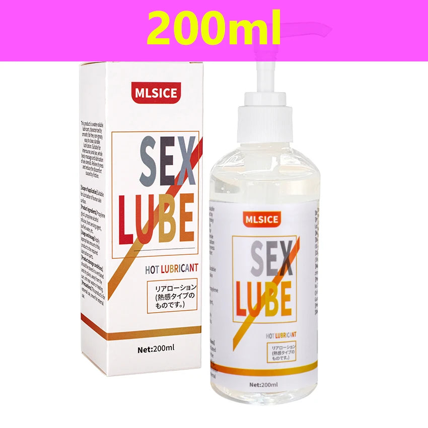 500/400ml Anal Lubrication Water-based Semen Sex Lubricant Love Gel Sex Lube Couples Gay Vaginal Oil Masturbation Toy Lubricants