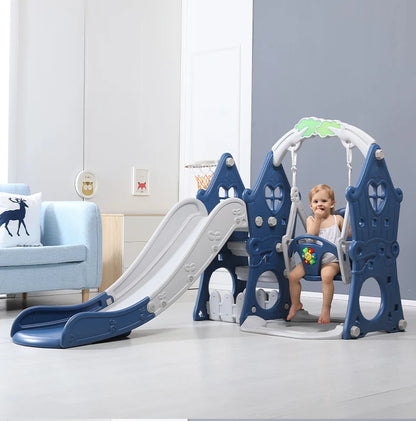 Tqh Children Slide Indoor Home Child Baby Slide and Swing Combination Baby Small Toy Family Amusement Park