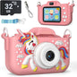 Super Cute Children Camera 1080P HD Toddler Digital Video Camera 2.0-inch Kids Camera with Silicone Cases Toys for  Christmas