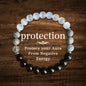 Natural Stone Symbolic Beaded Bracelet Women Men Anxiety Relief Protection Money Spiritual Inner Self-Love Jewelry