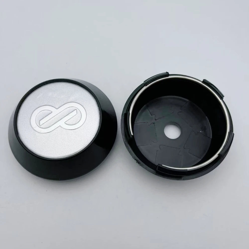 4pcs 60mm 64mm 65mm 68mm 69mm  Car Wheel Center Caps With Enkei Logo Emblem Car Accessories for Wheel Hubcaps Hub Cover High Cap