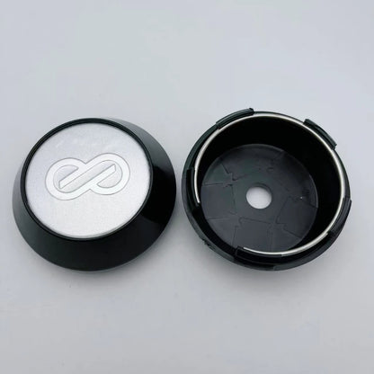 4pcs 60mm 64mm 65mm 68mm 69mm  Car Wheel Center Caps With Enkei Logo Emblem Car Accessories for Wheel Hubcaps Hub Cover High Cap