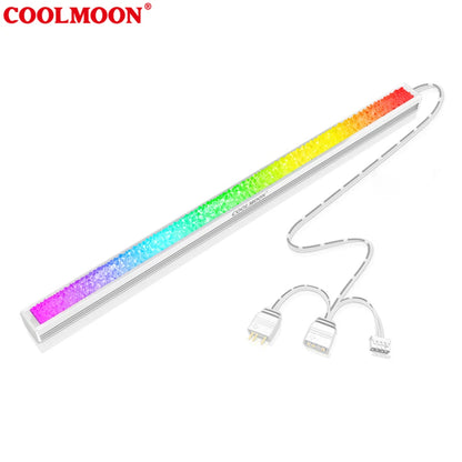 30cm Aluminum alloy RGB PC Case LED Strip Magnetic Computer Light Bar 5V/3PIN Small 4Pin ARGB Motherboard Light-Strip