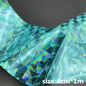 50/100cm Fish Scale Chameleon Nails Metal Nail Art Foil Fish Lure Transfer Decals Wraps Stickers Laser Manicure Decorations