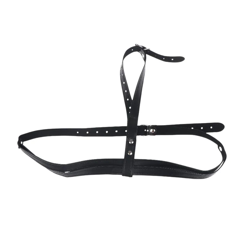 1Pcs Leather Strap On Lesbian Erotic Bra Brassiere Adult Breast BDSM Bondage Sexy Lingerie Sex Toy Accessories For Womenproduct