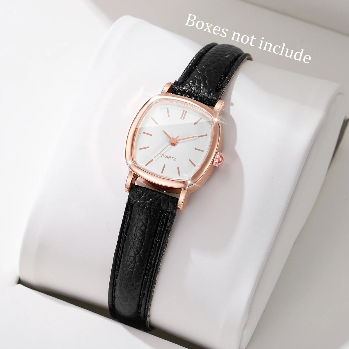 Fashion Small Dial Women Quartz Watch Ladies Simple Leather Band Wristwatches（Without Box）