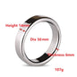Top Quality Small Large Size Male Penis Ring Lock Stainless Steel Heavy Metal Cock Ring Ball Stretcher Erection Sexy Toy For Man