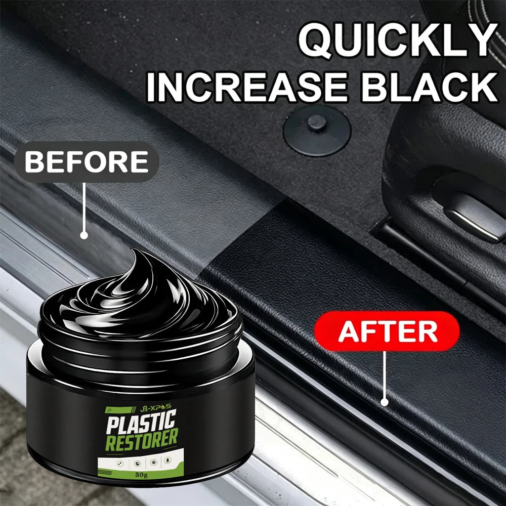 Car Plastic Restorer Paste More Gloss Car Cleaning Products Plastic Restore Auto Polish Repair Coating Renovator YT2038