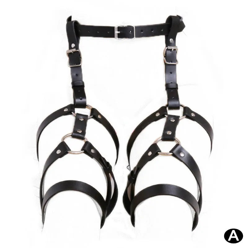 BDSM Bondage Leg Restraints Leather Belt Pants Adult Games thigh ring cuffs Straps Sex Toys For Couples Women erotic underwater