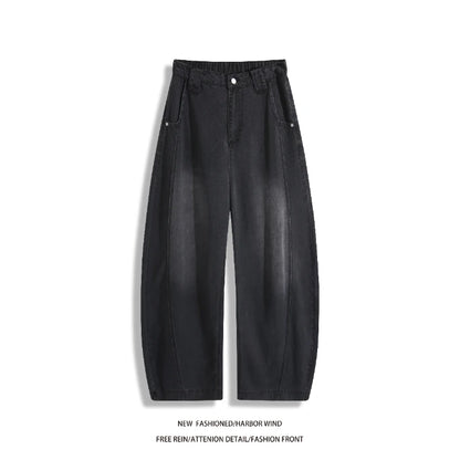 Man Pants Mens Jeans Summer New High Street Fashion Casual Thin Ice Silk Curved Blade Trousers For Men
