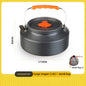 Camping Cookware Cooking Kettle Pot Hiking Picnic Equipment Portable Frying Pan Hanging Pot, Hiking Picnic Tableware