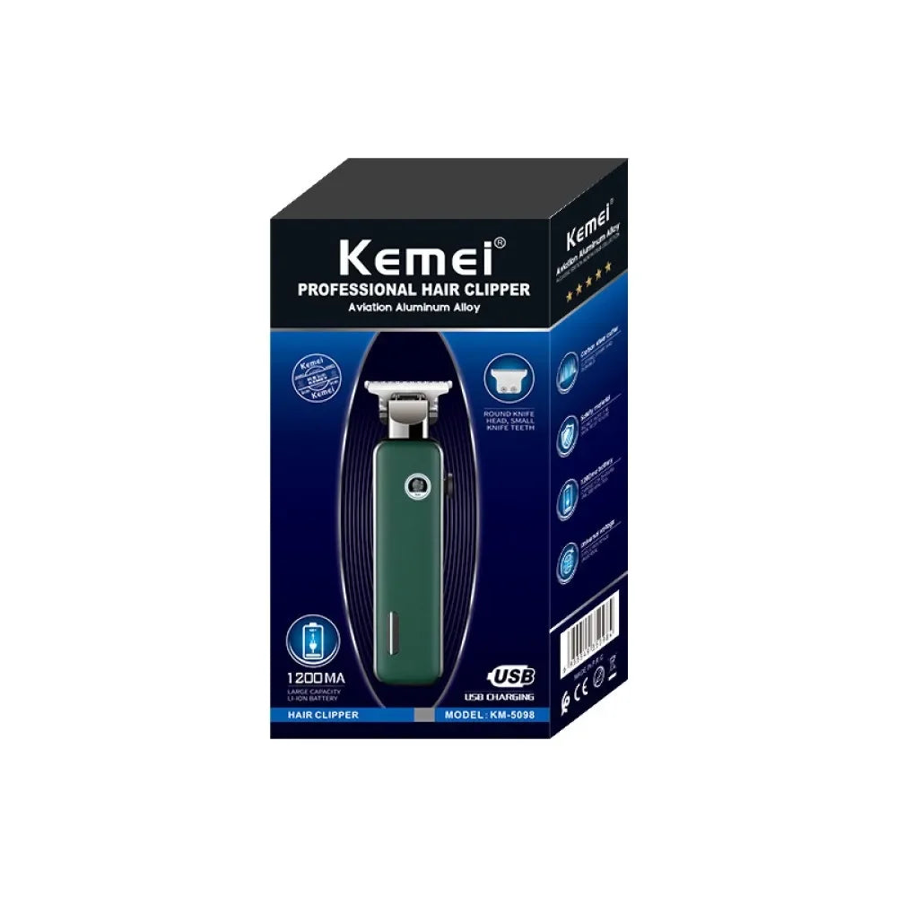 Kemei Electric Hair Cutting Machine Luminous High-power Silent Hair Clipper Man Shaver Trimmer For Men  KM-5098