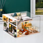 Doll House Kit 3D Wooden Mini DollHouse Assembly Building with Furniture Kit Toy For Birthday Gift 3D Puzzle Handmade Home Decor