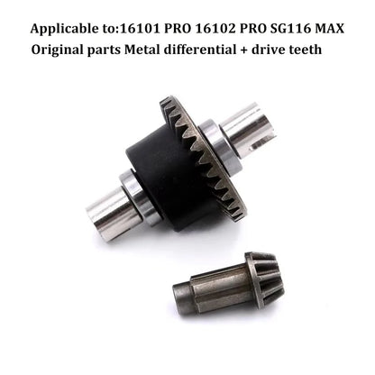 16101 PRO 16102 PRO SG116 MAX PRO RC Car 1:16 Blue Upgraded Metal Spare Parts Model 4WD/ Original Spare Parts Drive Shaft Gear
