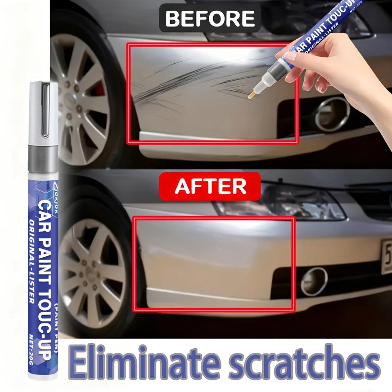 Silver Color Car Paint Touch Up Pen, HUB Scratch Repair Restore, Disappear Scratches, Fast Effective Renewal,Car Paint Quick Fix
