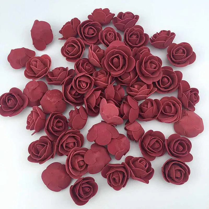 PE foaming Artificial Flowers Home vase table Wedding ornaments DIY gift Scrapbook Bubble Bear Valentine's Day Arch wreath Decor