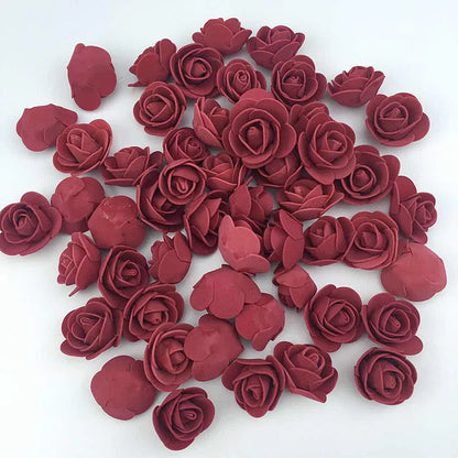 PE foaming Artificial Flowers Home vase table Wedding ornaments DIY gift Scrapbook Bubble Bear Valentine's Day Arch wreath Decor
