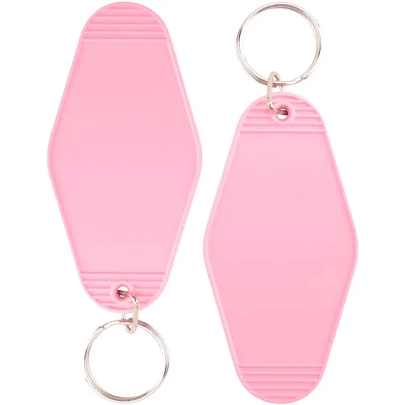 A84E-24 Pcs Vintage Motel Keychain DIY Blank Hotel Keychains Heat Transfer Blank Keychains Bulk Sublimation