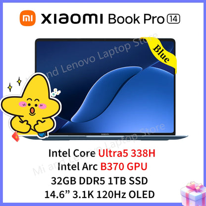 Xiaomi Book Pro 14 Ultra5-338H/UltraX7-358H 32GB+1TB 14.6inch 3.1K 120Hz OLED Screen