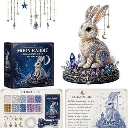 3D Design Animal Guardian Beading Kit Handmade Material Package Animal Bead Set with Colorful Beads Animal Shape Bead Craft Set