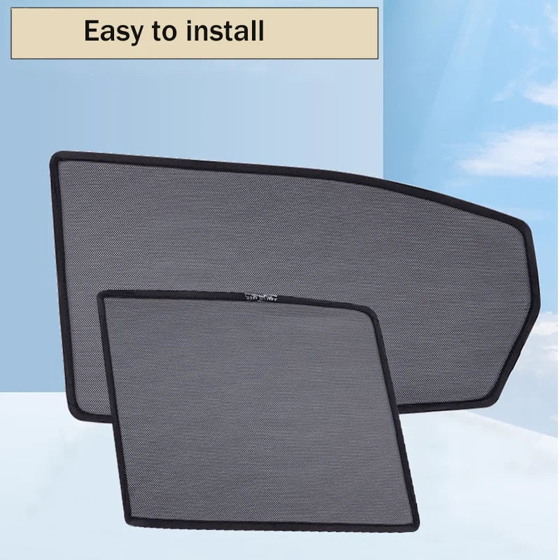 For Leapmotor C10 2024~2026 2025 Car Magnetic Mesh Privacy Sunshade Side Window Sun Shade Mosquito Net Protection Accessories
