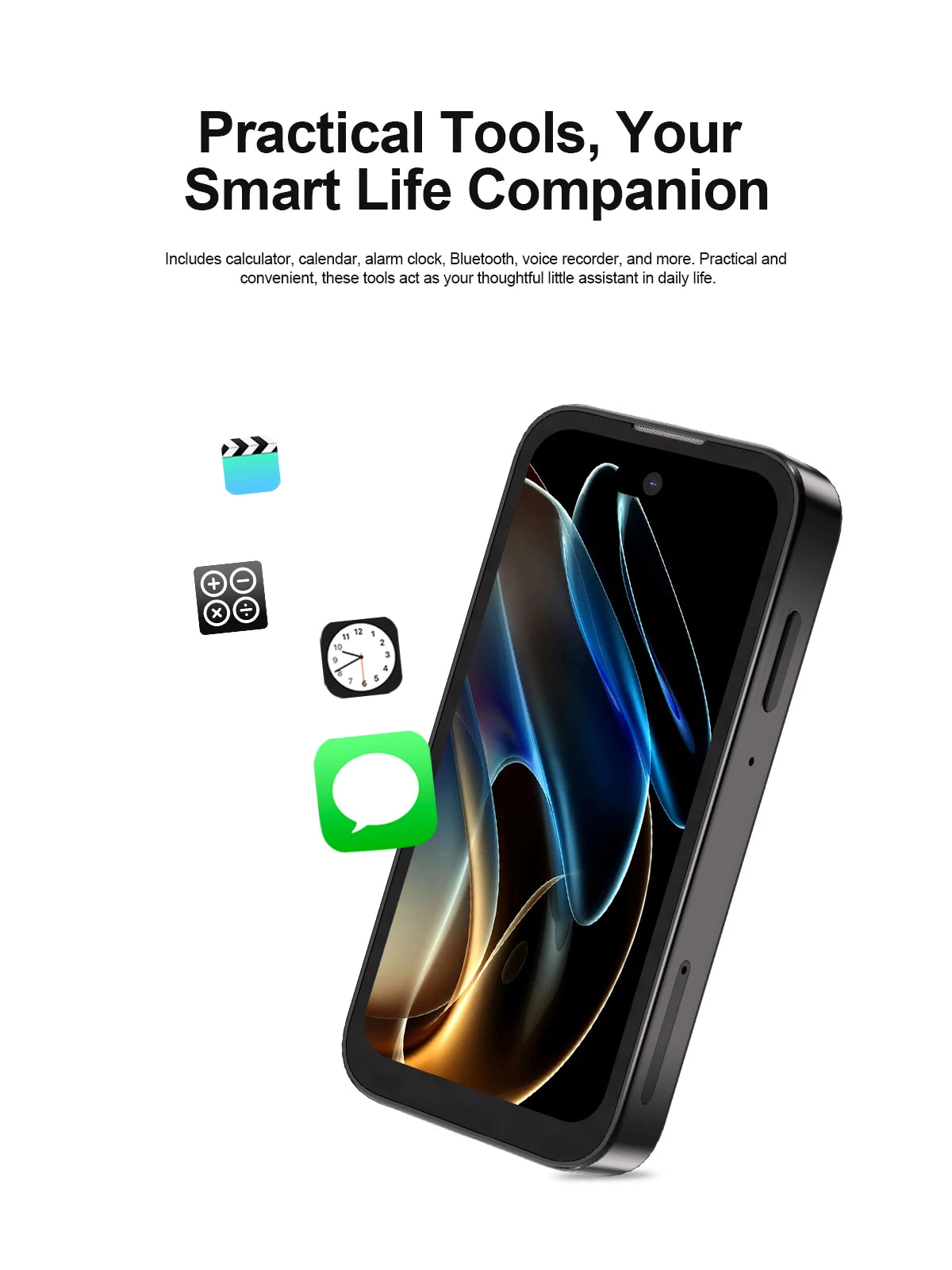 2026 SERVO Mini Smartphone 3G WCDMA 3.75" Display Android System 16GB ROM Play Store Small Smart Mobile Phones Dual SIM Standby