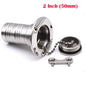 AD New Stainless Steel 316 Deck Filler GAS DIESEL FUEL WASTE WATER 38mm 50mm Mirror Polish Marine Boat Hardware Deck Filler Cap