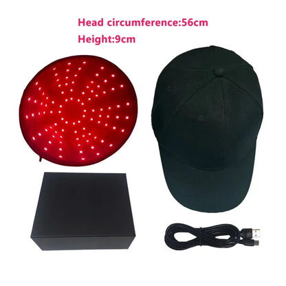 Multi-style Red Light Therapy Cap 660&850nm Infrared Light for Strengthen The Hair Root， Promote Hair Growth Anti-hair Loss Cap