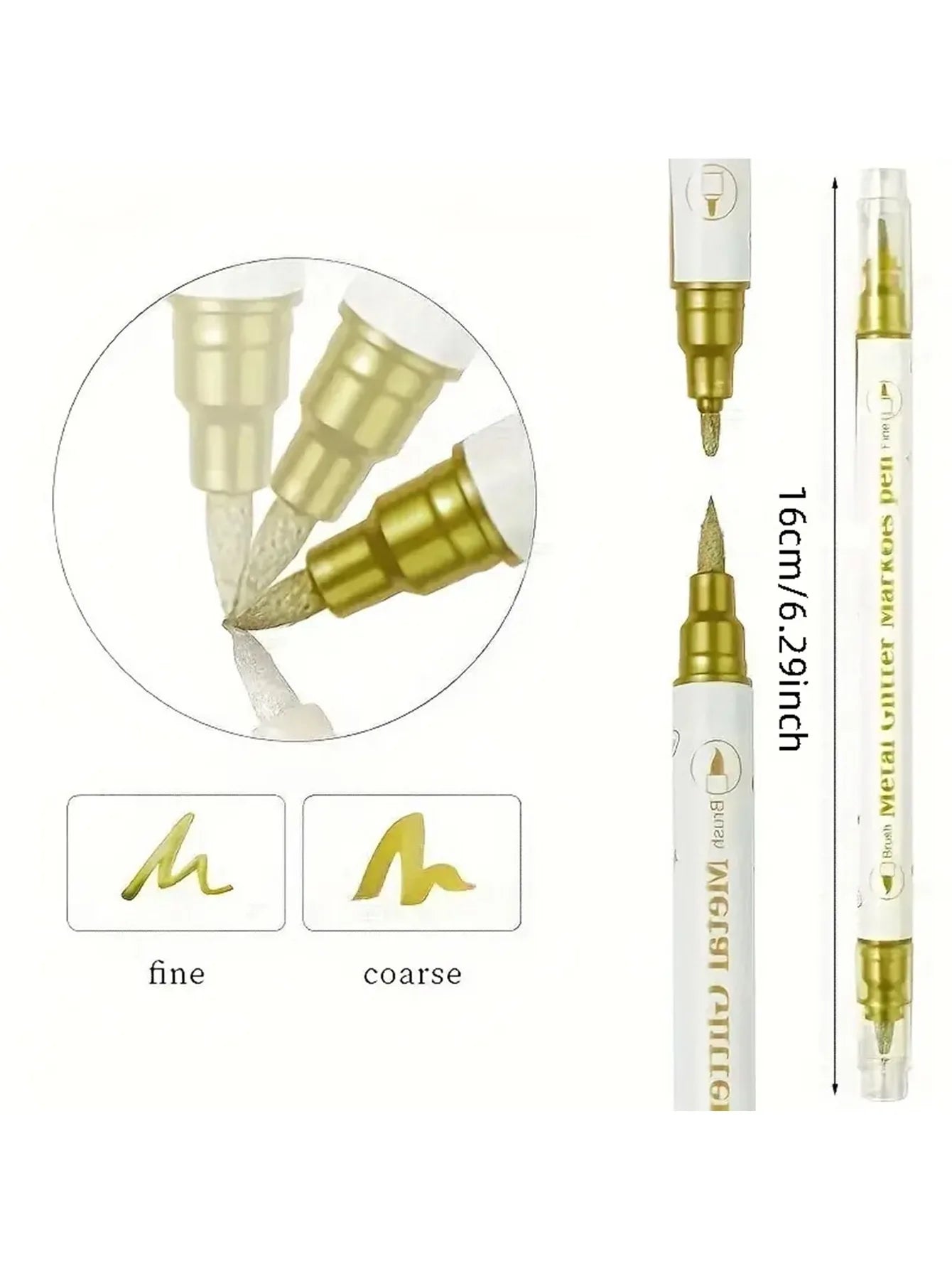 Nail Art Markers Customised Specialised Needle Tube Nail Art Pens Hand-Drawn Outline Pen Acrylic Paint Pen Set Acrylic Paintbrus