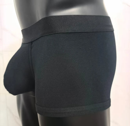 Cotton men's boxer briefs with large pockets, comfortable and hot-selling men's sexy underpants.
