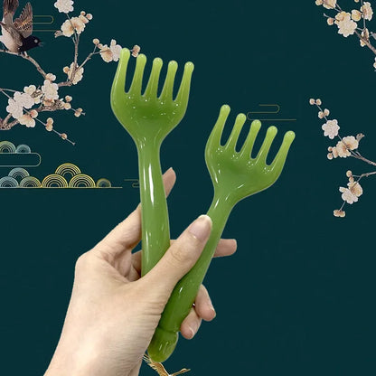 Resin Head Massager Scalp Gua Sha For Body Neck Leg Massage Five-claw Head Scraping Stick Massage Scraping Claw Massage