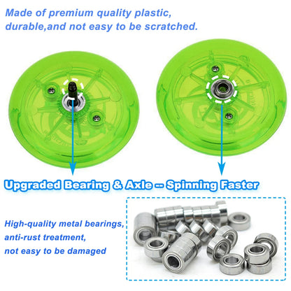 Ghost Hand Responsive Pro Level D1 Basic 2A Ball Bearing Yoyo for Fingertip Rope String Trick Game Looping Play Indoor Outdoor