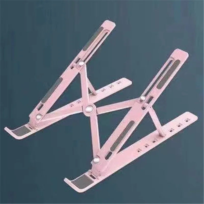 Foldable Portable Laptop Stand Adjustable Computer Monitor Holder for MacBook iPad Air Tablet Notebook Base Desk Mount