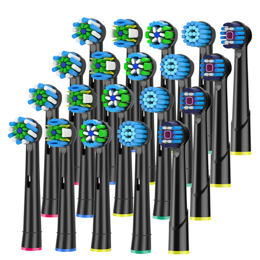 Replacement Toothbrush Heads Compatible with Oral-B ,4-12 Pcs Electric Brush Heads for Oral B Replacement Heads Pro500/1000