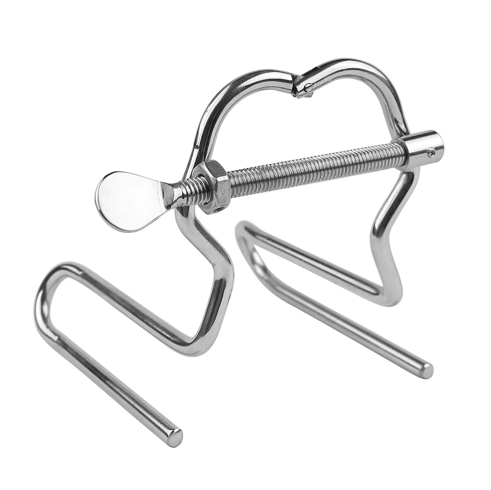 1pcs, Adjustable Huge Stainless Steel Anal Dilator Metal Vaginal Speculum Fisting Vaginal Dilator Anal Training  Adult Sex Toys
